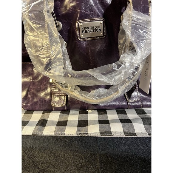 NWT TOTE/LAPTOP PURPLE KENNETH COLE REACTION BAG‎ MSRP $109 (2256) - Picture 10 of 11